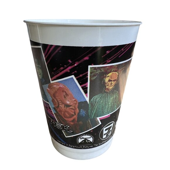 Vtg Star Trek TOS Slurpee Cup 7-Eleven Plastic Cup 1991 Aliens - Picture 5 of 7